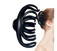 Clips de mâchoire de cheveux, Clip à griffe de poulpe,Élégant grand pince à cheveux unique - Clips de griffes à cheveux mâchoires, pince de style mâchoire sans glissement pour une utilisation quotidie