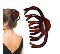 Clips de mâchoire de cheveux, Clip à griffe de poulpe,Élégant grand pince à cheveux unique - Pince de style mâchoire sans glissement, coups de griffes à cheveux Clips mâchoires pour la plupart des typ