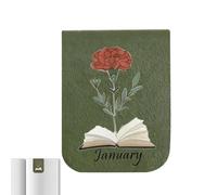 Clips de marque-pages magnétiques - Marque-page floraux pour la lecture - En polyuréthane - Pour lecteurs, de livres, adultes, et filles