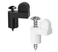 Clips de moustiquaire, 12 pièces de fixation de cadre sécurisée robuste, fixation de panneaux d'hiver pour portes moustiquaires, pour maison, dortoir, appartement, chambre à coucher, salon
