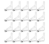 Clips de nappe - Picnic de 20 pièces, pinces de couverture | Les porte-éoliens, les porteurs | Fixations transparentes sans glissement | Clips de couverture de table pour le camping en plein air de la