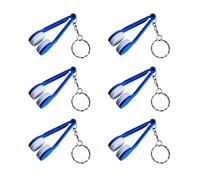 Clips De Nettoyage De Lunettes | Mini Brosse À Lunettes De Soleil, Petite Gomme D'empreintes Digitales, Nettoyeur De Lunet-tes Avec Porte Clés, 6 Pièces | Accessoires De Verre Portables, Outil De Nett