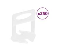 Clips de nivellement de carreaux 250 pcs 3 mm
