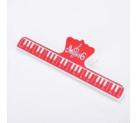 Clips de page de musique en ABS pour améliorer votre pratique avec des supports de feuilles fiables pour guitaristes et violons (rouge)