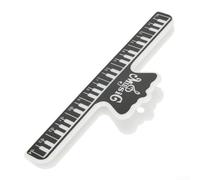 Clips de page pour livres de musique, parfaits pour les guitaristes et les violonistes, gardent les feuilles ouvertes pour une visualisation facile (noir)