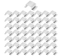 Clips de panneau d'armoire - 25 clips de panneau en verre,Fixation en forme de G en acier inoxydable Système de connexion rapide réutilisable résistant aux intempéries pour toiles d'ombrage et fonds