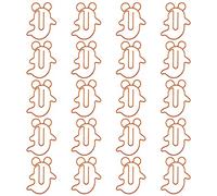 Clips de papier animal saxojonon, pour les signets, cahier, livre de l'ordre du jour, ensemble 20pcs, étiquette adorable pages, matériau en fer, conception mignonne, fourniture de