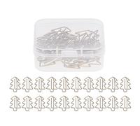Clips de papier wangcmcol, pour l'école de bureau, procédé de placage à la rouille en fer de fer, forme de papier de Noël unique, 20 pcs