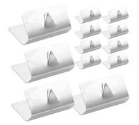 Clips de Pare-brise pour Déflecteur Modèle Sned Clip X12, Métal, 12 Pcs