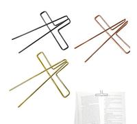 Clips de Partition de Musique 4 Pièces Pinces Partitions de Musique Supports de Page en Métal Pinces Livre de Partition Pince à Partitions Livre Pince Stationnaire Clips en Métal Livre Musique