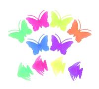 Clips de perles de rayons de roue de vélo en plastique colorés pour enfants, décoration de rayons de vélo (26 Stück - Schmetterling + Fisch)