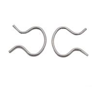 Clips de poignée de remontoir de fenêtre pour Fiat OEM 4138439 11100222, argent, pièces de réparation de régulateur de porte