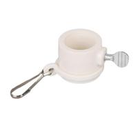 Clips de poteau de drapeau - Ensemble matériel rotatif à 360 ° 2PCS | Placols de mât de drapeau anti-wraps Pièces de drapeau en aluminium en aluminium pour le vent Utilisation du poteau de jardin à la