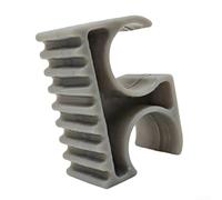 Clips de poteau en nylon résistant aux UV pour applications de bateau Bimini compatibles avec les tubes ronds de 22,2 mm et 25 mm, supports de sangles d'auvent et accessoires de pont (25 mm)