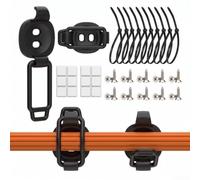 Clips De pour câble Reliure Réglables 10 ABS Silicone Différents | Pour organiser postes de travail support solide pour surfaces lisses convient pour câbles charge USB
