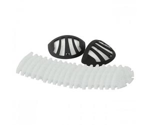 Clips de protection contre les poussières fines avec non-tissé filtrant pour VARILEX 1800, POLY-PTX 800, ROLEI EF115, contenu 2x clips en plastique & 22x non-tissés filtrants x1 morceau