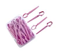 Clips De Protection De Polish Pour Manicure Et Décoration,Rose | matériau PP, s'adapte dans la trousse à maquillage ou la poche, empêche le débordement, pas de compétences spéciales
