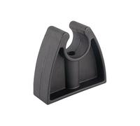 Clips de rangement noirs pour poteaux de poteau - Support pour crochet - Organisation de pont, mur, bateau, quai, kayak, lampe de poche