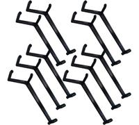 Clips de Réglage pour Branches D’arbres Pe Noir 10pcs Réutilisables | Plumier et Fleurs, Usage Intérieur ou Extérieur, Résistants à Pression, Guidage des Tiges