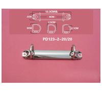 Clips De Reliure En Forme De O D Q,2 Anneaux,15mm,25mm,30mm,38mm,50mm,65mm De Diamètre,133mm,123mm De Long - Type Pd 20mm