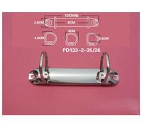 Clips De Reliure En Forme De O D Q,2 Anneaux,15mm,25mm,30mm,38mm,50mm,65mm De Diamètre,133mm,123mm De Long - Type Pd 35mm