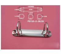 Clips De Reliure En Forme De O D Q,2 Anneaux,15mm,25mm,30mm,38mm,50mm,65mm De Diamètre,133mm,123mm De Long - Type Pd 38mm