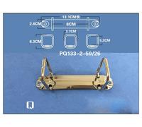 Clips De Reliure En Forme De O D Q,2 Anneaux,15mm,25mm,30mm,38mm,50mm,65mm De Diamètre,133mm,123mm De Long - Type Pq 50mm