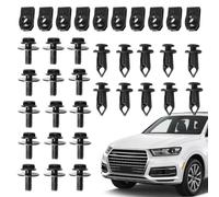 Clips de retenue de pare-chocs,clips de voiture | Clips de rivet de fixation de retenue de poussée | de pare-chocs de matériel automobile, panneau de protection de capot de moteur de