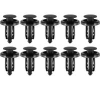 Clips de retenue de type poussoir n°0155309241 - Kit de fixation de pare-chocs intérieur de porte d'aile - pour Nissan 350Z 2003-2009 en plastique noir - 10 pièces