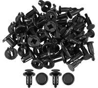 Clips de retenue de type poussoir n°0155309241 - Kit de fixation de pare-chocs intérieur de porte d'aile - pour Nissan 350Z 2003-2009 en plastique noir - 30 pièces