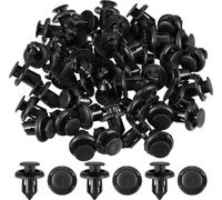 Clips de retenue de type poussoir n°91503SZ3003 - Kit de fixation de pare-chocs intérieur de porte d'aile - pour Honda Accord 1997-2011 en plastique noir - 50 pièces