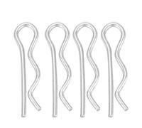 Clips de Retenue Goupilles Acier Inoxydable 304 Haute Résistance Zinc Plaqué pour Voiture et Tracteur Réparation Mécanique Ensemble 30 Pièces 1.6x28mm