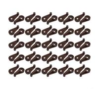 Clips de Retenue Verre 4mm 50PCS Métal Clips de Retenue Verre | Fixation sécurisée, protège les miroirs, pour idéal armoires, bibliothèques, caves à vin, léger