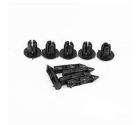 Clips de rivet en plastique, retenue de pare-chocs, clips de fixation, goupille, 100 pièces de style de voiture 6mm rivet en plastique carénage de moto clips de garniture