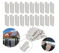 Clips de ruban de clôture - SARCIA.EU - 4 75cm - 20 pièces - Plastique résistant aux intempéries