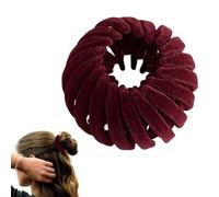 Clips de sandwich à cheveux - Clips de cheveux en velours pour femmes | Liens pinces réglables en queue de cheval flexibles, queue de cheval extensible pour sandwich, dames voyage à