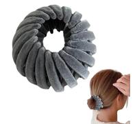 Clips de sandwich à cheveux - Clips de cheveux en velours pour femmes | Liens pinces réglables en queue de cheval flexibles, queue de cheval extensible pour sandwich, dames voyage à