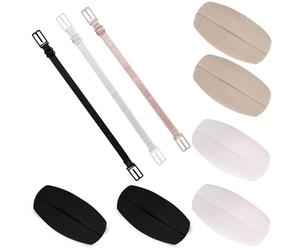 Clips de sangle de soutien-gorge en silicone avec port invisible sous les | Appareil confortable et doux pour la peau avec différents styles pour un port invisible sous les vêtements, lavable