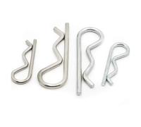 Clips De Sécurité En Acier Inoxydable, 120 Pièces, Goupilles R D'attelage , 1/1.2/1.6/1.8/2/2.5/3/4/5 Mm, Clip Fendu Au Zinc, Épingles À Fusibles For Remorque Pour Attelage(M5x100)