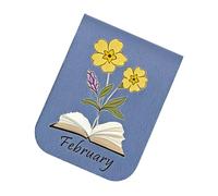 Clips de signet magnétiques portables pour la lecture | Magnétique PU Signets Avec Clip Pour Les Lecteurs Femmes Filles Amateurs De Livre Journal Bureau