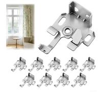 Clips de store galvanisés - 25 mm - Argent galvanisé - Clips de store 25 mm | Acier galvanisé, pour résister à la rouille, à l'humidité, idéal pour la salle de bain, utilisation durable