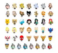 Clips de sucette en Silicone Disney, 3 pièces, pour bricolage, collier de dentition pour bébé, porte-factice, accessoires pour bébé 3pcs clip