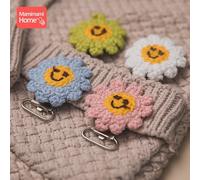 Clips De Sucette Factices En Crochet, 5 Pièces, Porte-Sourire Pour Bébé, Anneau De Dentition Diy, Accessoires Porte-Mamelon, Jouets De Dentition Pour Bébé, Cadeaux Pour Infirmière