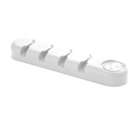 Clips de support de câble pour gestion des cordons électriques | Casque motif ours, câble adaptateur, chargeur, cordon réseau pour bureau, table de chevet, maison, entreprise