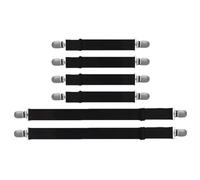 Clips de support de nappe - 6 clips de nappe | Sangle de fixation de nappe portable | Sangle polyvalente pour nappe | Sangle cachée pour tables épaisses, restaurants, draps de lit