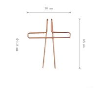 Clips de support de page de musique parfaits pour les musiciens utilisant pour la guitare, le violon ou le violoncelle pendant les spectacles (or rose)