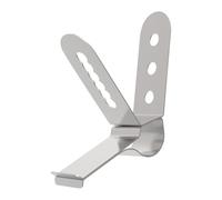 Clips de support de sonde de barbecue - Pince à 3 trous en acier inoxydable - Accessoire universel de mesure de température - Outil résistant à la chaleur - Clip de sonde pour thermomètre d'ambiance