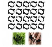 Clips de Support for Plantes, Clips de Jardin for vignes, Attaches Douces réutilisables for Plantes grimpantes, Pinces Vertes Invisibles for orchidées tomates for intérieur et extérieur(Black,150pcs)