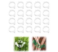Clips de Support for Plantes, Clips de Jardin for vignes, Attaches Douces réutilisables for Plantes grimpantes, Pinces Vertes Invisibles for orchidées tomates for intérieur et extérieur(White,400pcs)