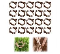 Clips de Support for Plantes, Clips de Jardin for vignes, Attaches Douces réutilisables for Plantes grimpantes, Pinces Vertes Invisibles for orchidées tomates for intérieur et extérieur(Brown,350pcs)